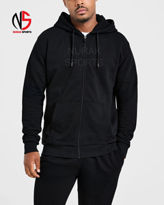 Sweat à capuche épais en molleton de coton uni personnalisé, de haute qualité, design de survêtement, fournisseur de produits de qualité supérieure chez Nurak Sports2026 - Product Image 3