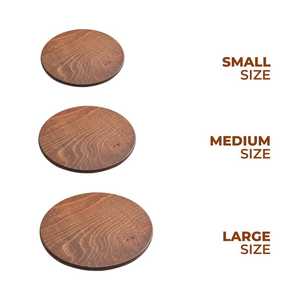 Vaisselle décorative rectangulaire en bois massif véritable naturel, plateau de service à fruits, plateau de service à café, plateau de service à café - Product Image 4