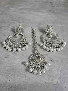 Beautiful Design Rajwadi Plated Necklace Set Stainless Steel Zircon for Wedding Engagement Parties Fancy Style Antique Style - Product Image 2