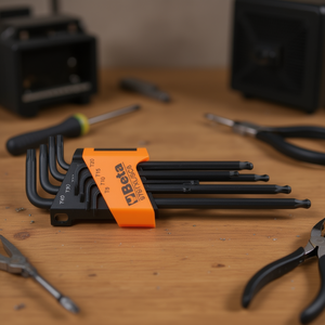 Set of 8 Offset Male <b>Keys</b> with Spherical End for <b>Torx</b>(R) Screws Hex <b>Keys</b> - Product Image 3