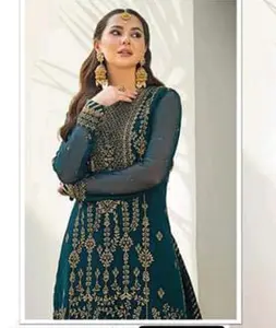 Indian Ethnic Wear Designer Women wear Embroidery Sequence Work Salwar Kameez Suit foe Wedding Wear Dress and Lehenga Choli