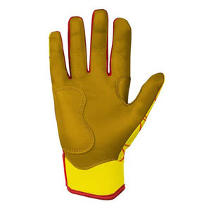 Guantes de bateo de béisbol con diseño de camuflaje de cuero Cabretta de alta calidad proveedor logotipo personalizado Los Ultimos Guantes Beisbol Batting - Product Image 3