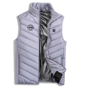 2025 chaleco acolchado Reversible personalizado para hombre, capucha de utilidad, prendas de vestir de invierno, estilo Hip Hop, técnica lavada, chaquetas de burbujas sin mangas - Product Image 1