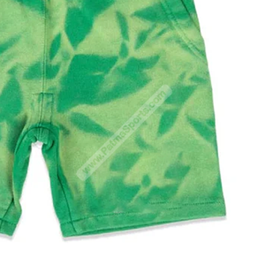 Fabricant de haute qualité lavage à l'acide personnalisé vert short de sueur pas cher prix personnalisé lavage à l'acide short de sueur broderie - Product Image 5