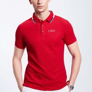 Logotipo personalizado 100% de algodón bordado para camiseta de Polo patrón sólido Golf para Polo camiseta en blanco con diseño de logotipo personalizado - Product Image 1