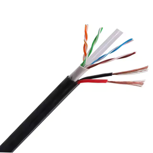 Fil d'alimentation conducteur en cuivre Cat5e à 2 cœurs haute vitesse pour la mise en réseau Câble LAN <span class=keywords><strong>coaxial</strong></span> FTP 23AWG UTP pour câbles de communication - Product Image 4