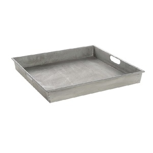 Plateau de service en métal fait à la main pour la maison décorée et les collations et desserts des aliments de l'hôtel pour Caffey et les restaurants utilisent un plateau de service - Product Image 6