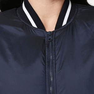 Chaqueta Bomber Corta para Mujer, Estilo Moderno, Ligera, con Cierre Frontal, Ropa Deportiva - Product Image 5