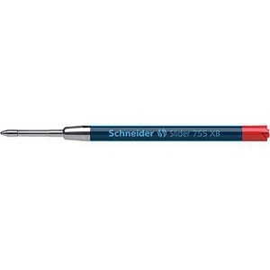 Recambio de Bolígrafo Schneider Slider 755, Punta de 0.7mm, Color Rojo XB, Sistema Plug+Play, No es Resistente al Agua - Product Image 1