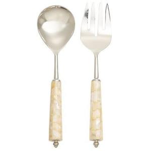 Ensemble de serveurs à salade élégants avec poignée en nacre Ustensiles de cuisine pour la maison Restaurant Table Party - Product Image 2