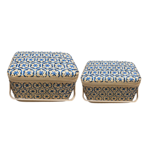 Produit haut de gamme à décorer de manière durable avec des paniers en bambou élégants qui s'adaptent à toutes les pièces de haute qualité - Product Image 1