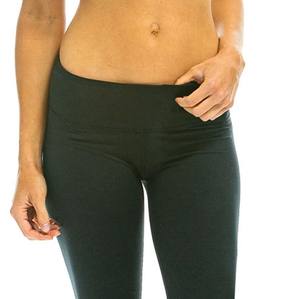 Leggings Deportivos para Mujer, Directo de Fábrica, Hasta la Rodilla, Transpirables, 100% Algodón y Fibra de Bambú, Sólidos, Casuales, para Invierno, Hechos en Pakistán - Product Image 1