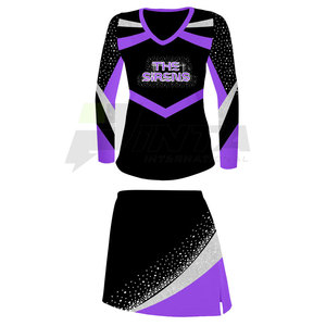 Fornitura diretta <span class=keywords><strong>In</strong></span> fabbrica di uniformi da Cheerl Girl su misura uniformi da cheerleader pesanti - Product Image 4
