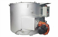 Meilleur prix 100 Kgs cuivre creuset four à gaz avec technologie avancée nouvel état moteur et pompe comme composants de base