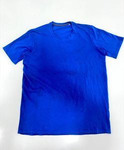 T-shirt pour hommes en 100% coton de qualité supérieure avec impression de couleur unie imprimée peut être personnalisé fabriqué en Inde Mumbai - Product Image 1