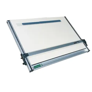 A2 Wide 50.8x66cm Adjustable Stand Drafting Board With Paraedge Magnetic Ruler And Aluminum Grip