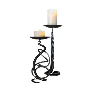 Fournisseurs indiens de chandeliers décoratifs pour la maison au design moderne bougeoir de couleur noire en métal de qualité supérieure au meilleur prix - Product Image 1
