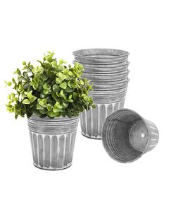 Meilleures ventes, ensemble de 3 pièces, nouveau design de pots de fleurs en métal pour la décoration de jardin, vente en gros du fournisseur du fabricant - Product Image 1