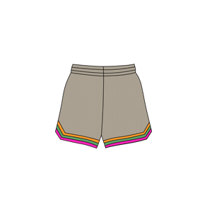 2025 OEM pantalones cortos de malla de poliéster transpirable con logotipo personalizado para hombres High Street cintura media patrón sólido bolsillos de gran tamaño verano - Product Image 2