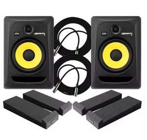 Nouvelle paire de moniteurs de studio professionnels bi-amplifiés KRKS RP5 Rokit 5 G4, modèle exclusif, neufs - Product Image 1