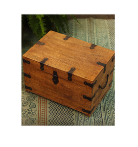 ของตกแต่งบ้านที่ไม่เหมือนใครกล่องไม้ขนาดเล็กกล่องเก็บของที่ล็อคได้พร้อมกุญแจและกุญแจผลิตภัณฑ์ที่ออกแบบมาสูงสุด - Product Image 5