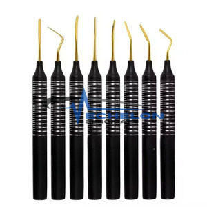 Ensemble d'instruments dentaires chirurgicaux Perioteuse manuelle flexible avec pointe en titane pour extraction radiculaire non traumatique - Product Image 5