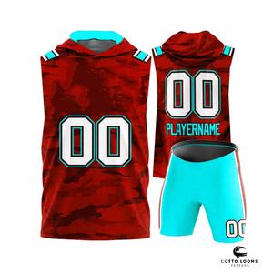 Uniforme de fútbol americano Pro 7v7 OEM diseñado para agilidad y movimiento con camiseta flexible de fútbol americano - Product Image 1