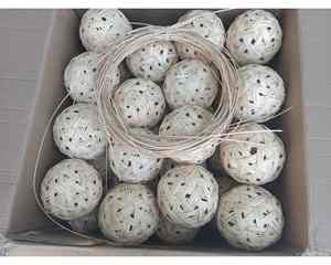 Bola de mimbre natural para decoración del hogar y de la tienda Bola de mimbre producida en Vietnam para exportación y venta al por menor a granel - Product Image 5