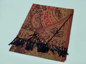 Chal de lana de Invierno para mujer de calidad superior Pashmina larga de Cachemira bordado chal étnico indio en varios colores - Product Image 5