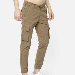 Pantalones Cargo de algodón 100% de alta calidad para hombre, de secado rápido y ligero, patrón recto, Fitness, deportes, estilo informal, aspecto lavado - Product Image 4