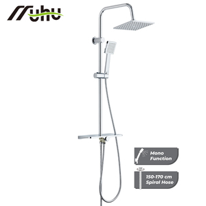 Set Doccia Termostatico in Acciaio Inossidabile con Soffione a Pioggia a Impulsi e Filtro, Design Resistente alla Ruggine - Product Image 4