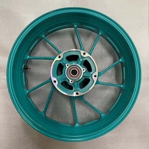 Roue arrière complète Yamaha MT09 2022 Cyan Storm, nouvelle jante de moto en alliage d'aluminium CNC, roues de moto spécifiques à l'application - Product Image 1