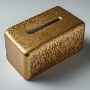 Boîte à mouchoirs en métal au design élégant, offrant une décoration de pièce élégante, un look moderne et lisse, une construction durable, un rangement pratique - Product Image 4