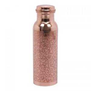 Botella de Agua de Cobre Esmaltada de Alta Calidad con Diseño Impreso para Beneficios para la Salud, con Adhesivo Moderno para Oficina y Gimnasio - Product Image 4