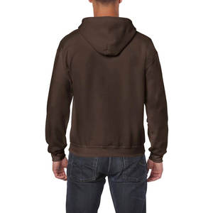 Custom Made Zip Up High Quality Cotton <b>Fleece</b> Hoodies Plain <b>Brown</b> Dyed Wholesale Price Hoodies - Product Image 6