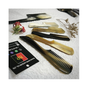 หวีเขาสัตว์ทำมือจากเวียดนาม รุ่น 55 หวงดัง หวีผมหรูหราและสง่างามสำหรับนวดและเป็นของขวัญ - Product Image 5