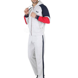 Nuevo diseño de moda su propio logotipo hombres trajes de chándal con cremallera más cálido chándal para hombres - Product Image 3