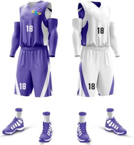 Uniforme de Baloncesto Hecho en Pakistán, Camiseta de Equipo y Pantalones Cortos de Sublimación, Uniforme de Baloncesto con Color Personalizado - Product Image 5