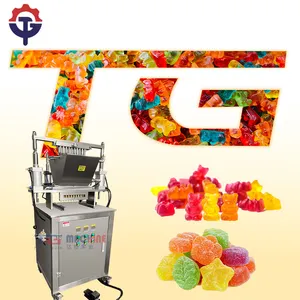 TG20 Semi-Automatic Jelly Gummy Hard Candy Bear and Lollipop Depositor Machine in Food Processing