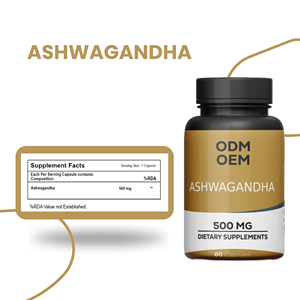 ODM OEM 60 Capsule HealthCare Ashwagandha biologique 60 Capsules fournissent de l'énergie Ksm 66 Ashwagandha Capsule - Product Image 3