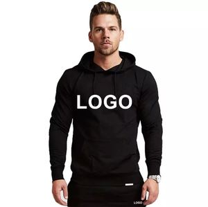 Sudadera con capucha de diseño de alta calidad para hombre, con logo personalizado, de algodón suave, con prensa de calor e impresión - Product Image 1