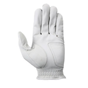 Gant de golf en cuir Cabretta véritable, blanc, doux, respirant, sans emballage - Product Image 2