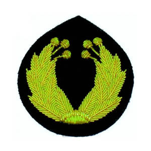 Badges brodés à la main personnalisés OEM, prix de gros, tissu sergé confortable, conception personnalisée, badges brodés à la main - Product Image 2