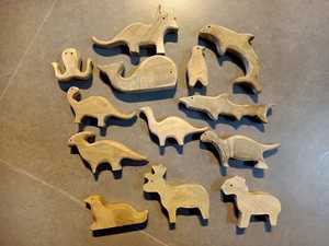 รถบรรทุกก่อสร้างไม้เนื้อแข็งธรรมชาติของเล่นเพื่อการศึกษาสำหรับเด็กชายและเด็กหญิง-0084935825297 - Product Image 4