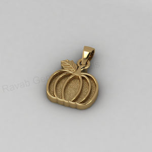 Base de colgante con bisel en forma de calabaza de Oro 18K y Plata 925 para relleno de resina, leche materna y cenizas, para la creación de joyas conmemorativas DIY - Product Image 4