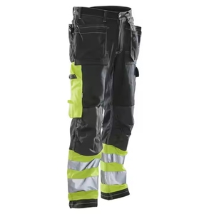 OEM Service Casual High Waist Washed Embroidered Black Gray Color Men <b>Work</b> Wear <b>Cargo</b> <b>Pants</b> with Many Pockets Safety Trousers - Product Image 4