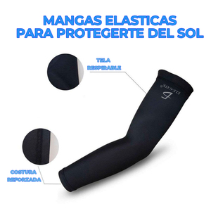 Manicotti Personalizzati in Seta Ghiaccio con Protezione UV, Compressione, Resistenti al Calore, Senza Cuciture, in Poliestere Spandex, con Design Stampato per Ciclismo - Product Image 3
