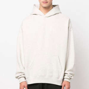 Sweats à capuche personnalisés pour hommes en coton avec poches aux épaules tombantes, sweat à capuche fonctionnel, pull oversize, sweats à capuche lourds pour hommes - Product Image 1