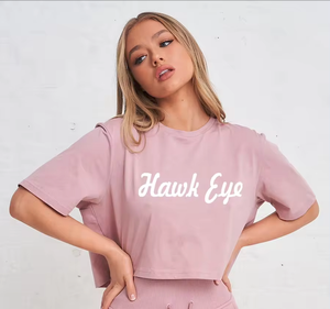 Fabricante de ropa de algodón personalizado personalizar la camiseta de las mujeres Camisetas de las mujeres Crop Top Camisetas de las mujeres Sexy - Product Image 3