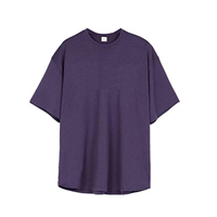 Pleine maille noir Street Style tendance Baggy hommes femmes Offre Spéciale respirant conception Unique sur mesure Vintage plaine t-shirt